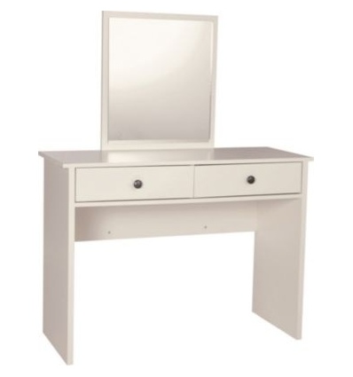 Harris Dressing Table and Mirror - Soft White [6439338]