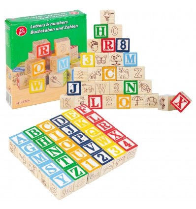 Wooden Letters & Numbers Playset [983042]