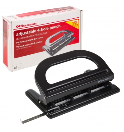 Office Depot 4 Hole Punch - Adjustable [011919]