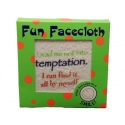 Fantastic Fun Face Flannel - Temptation