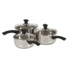 Heritage Fresno 3pc Stainless Steel Pan Set [647795]