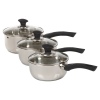 Heritage Fresno 3pc Stainless Steel Pan Set [647795]