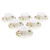 Jodi Cadeau 12pc Calla Lily Espresso Set [3552VZS]