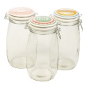 Retro Clamp Lid Airtight Storage Jar [945808]