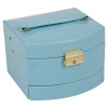Turquoise Patent Cantilever Jewel Box [JN905]