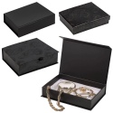 Damask Black Floral Large Gift Box