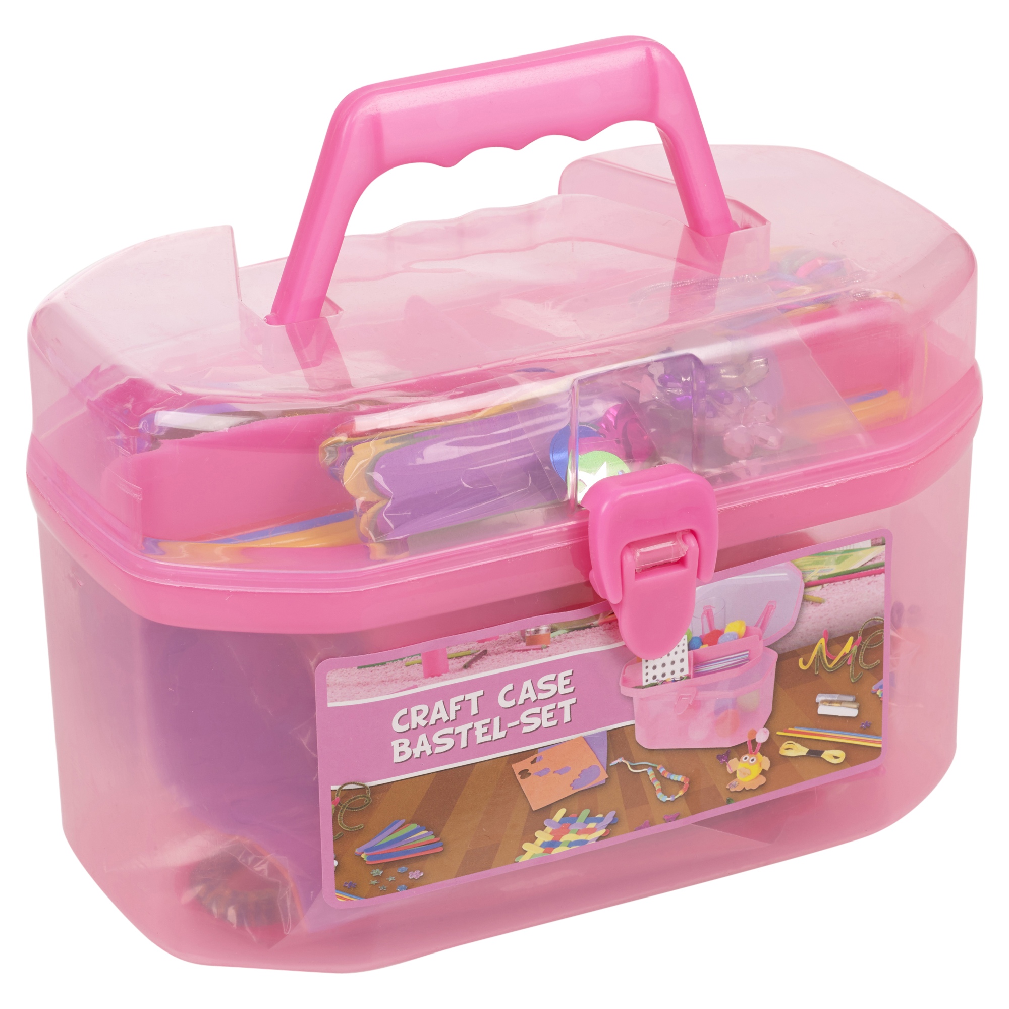 127 Piece Children's Arts & Craft Set Case Carry Handle Girls Boys Gift