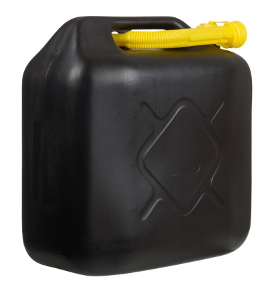 Jerrycan & Pouring Spout 20L Black [008271]