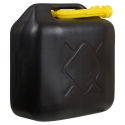 20L Jerrycan & Pouring Spout Black [008271][195926]