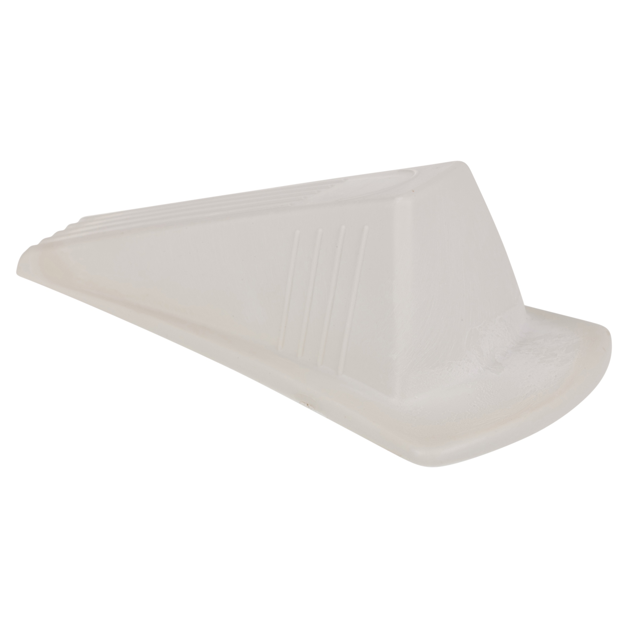 Extra Large 2" Door Wedge Stopper White Rubber Heavy Duty Wide Jam
