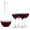 Avignon Decanter & 4pc Wine Glasses Set