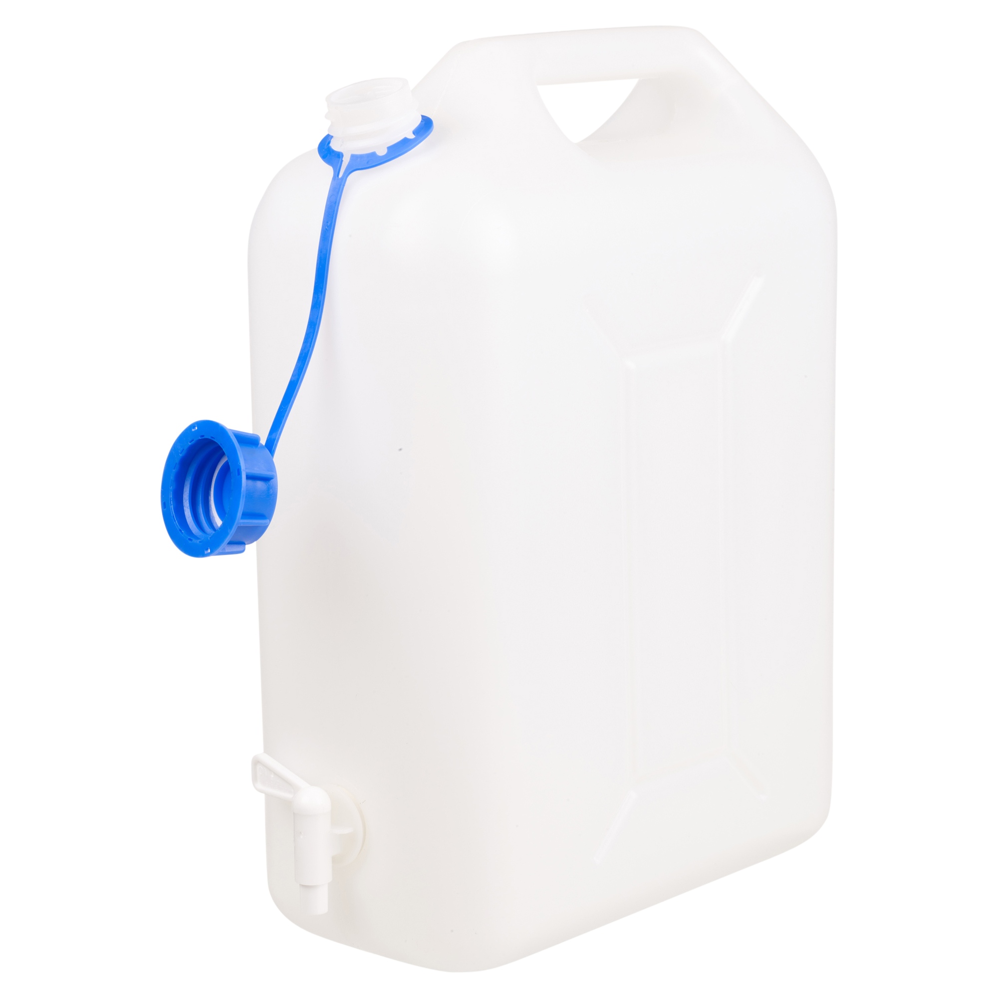 10L LITRE PLASTIC JERRY CAN WITH POURING TAP WATER CONTAINER CARRIER BOTTLE 
