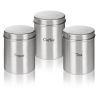 3pc Stainless Steel Storage Tins [430670]