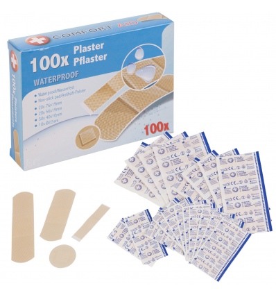 100x Waterproof Plasters [483399]