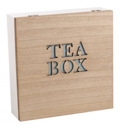 9 Section Wooden Tea Box [996530]