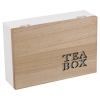 6 Section Wooden Tea Box [996486]