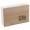 6 Section Wooden Tea Box [996486]