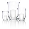 Arti Casa 3pc Glass Hurricane with Candle [517926]