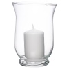 Arti Casa 3pc Glass Hurricane with Candle [517926]