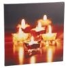 LED Flickering Candle Canvas [336096]