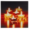 LED Flickering Candle Canvas [336096]