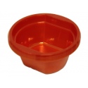 10 Red Soup Disposable Plastic Bowls