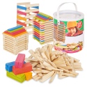 200pc Wooden Stacking Blocks [563879][390473]