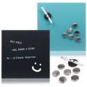9pc Magnetic Notice Board In Glass [412894]