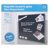 9pc Magnetic Notice Board In Glass [412894]