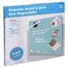 9pc Magnetic Notice Board In Glass [412894]