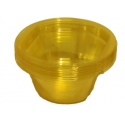 10 Yellow Soup Disposable Plastic Bowls