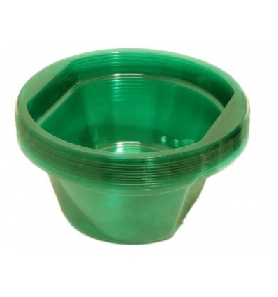 10, Green Soup Disposable Plastic Bowls