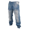 Lee Cooper Jeans - Mens Cuffed, Light Blue [AM8541]