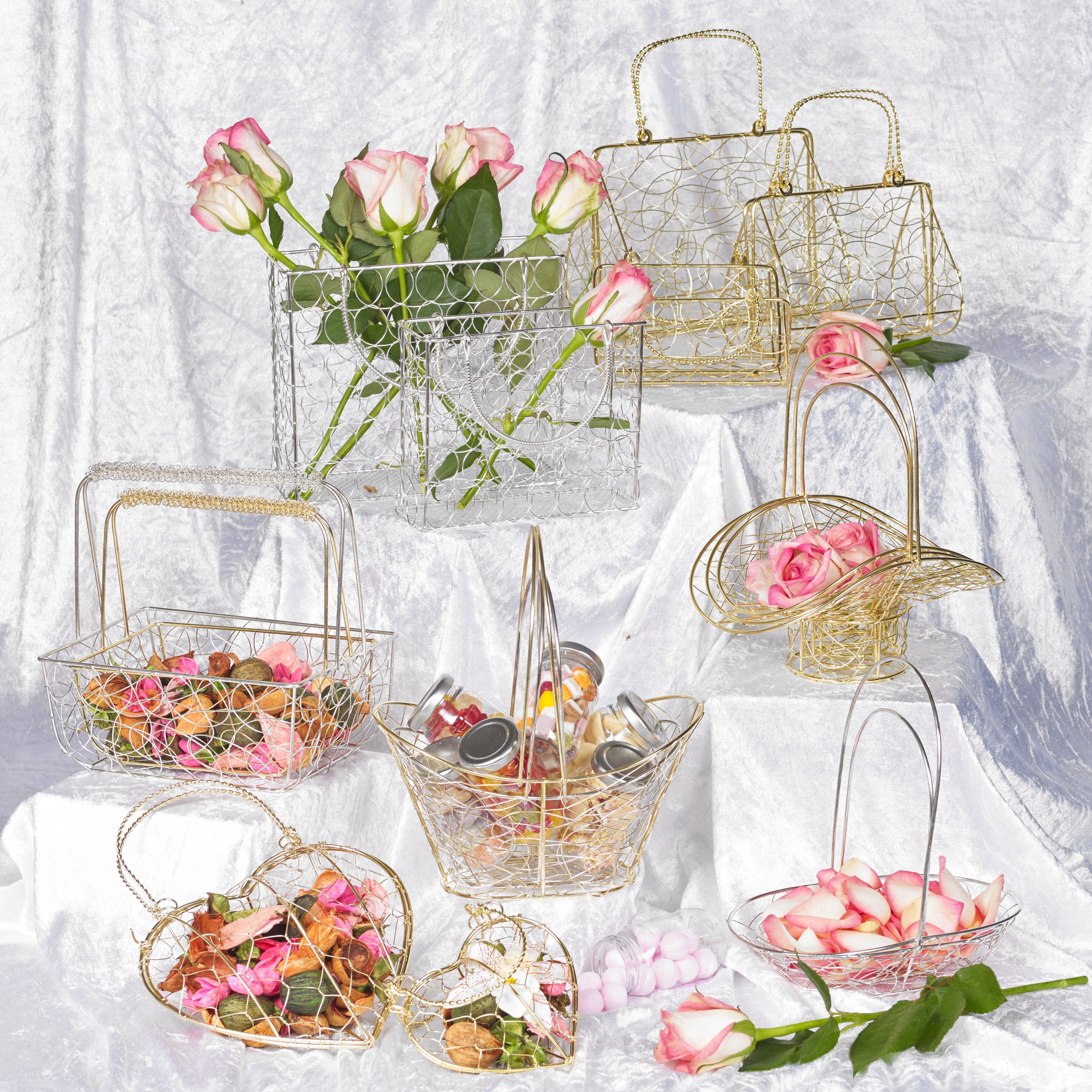 Assorted Large Metal Wire Mesh Bridesmaid Wedding Table Fancy