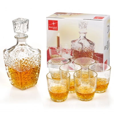 Bormioli Rocco 7 Piece Dedalo Whiskey Set [025361]