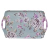 Flower Pattern Serving Tray w/Handles [127304]