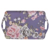 Flower Pattern Serving Tray w/Handles [127304]