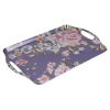 Flower Pattern Serving Tray w/Handles [127274]