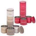 3pc Stacking Tea Coffee Sugar Tins [991733]