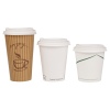 12oz White Hot Cups (100 Pack)