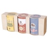 3pc Metal Tea Coffee Sugar Storage Tin [217265]