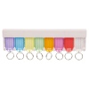 8pc Keyring Tags with Holder [319029]