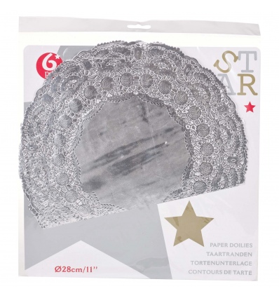 6pc 11" Paper Doily [327773]