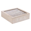 9pt Tea Box 'No Place Like Home' with Glass Lid [955616]