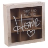 9pt Tea Box 'No Place Like Home' with Glass Lid [955616]