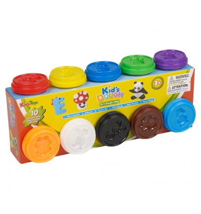 10 x Play Dough Pots [Item No. 11061 - 436347]