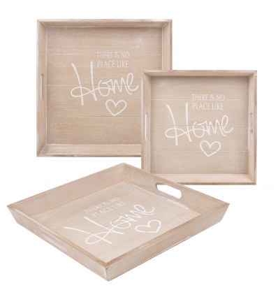 2pc Serving Tray 'No Place Like Home' [955647]