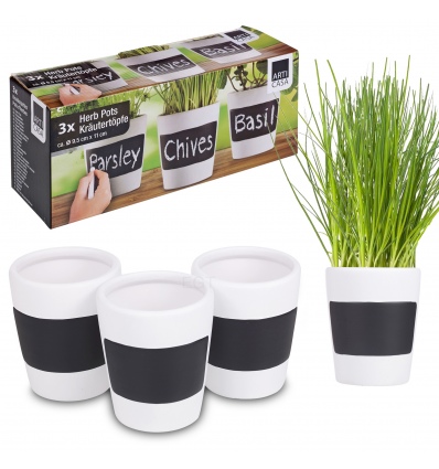 3pc Herb Plantpot Set [464107]