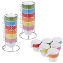 7pc Espresso Cups in Holder [982632]