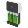 4 x Overnight Battery Charger 2000mAH [166701]